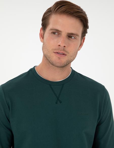 Zümrüt Regular Fit Bisiklet Yaka Basic Sweatshirt - 50298968020