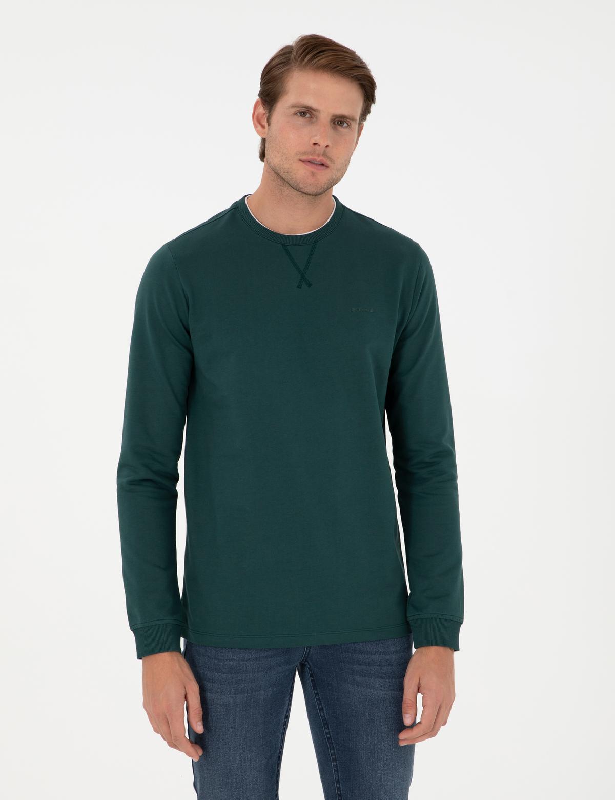 Zümrüt Regular Fit Bisiklet Yaka Basic Sweatshirt