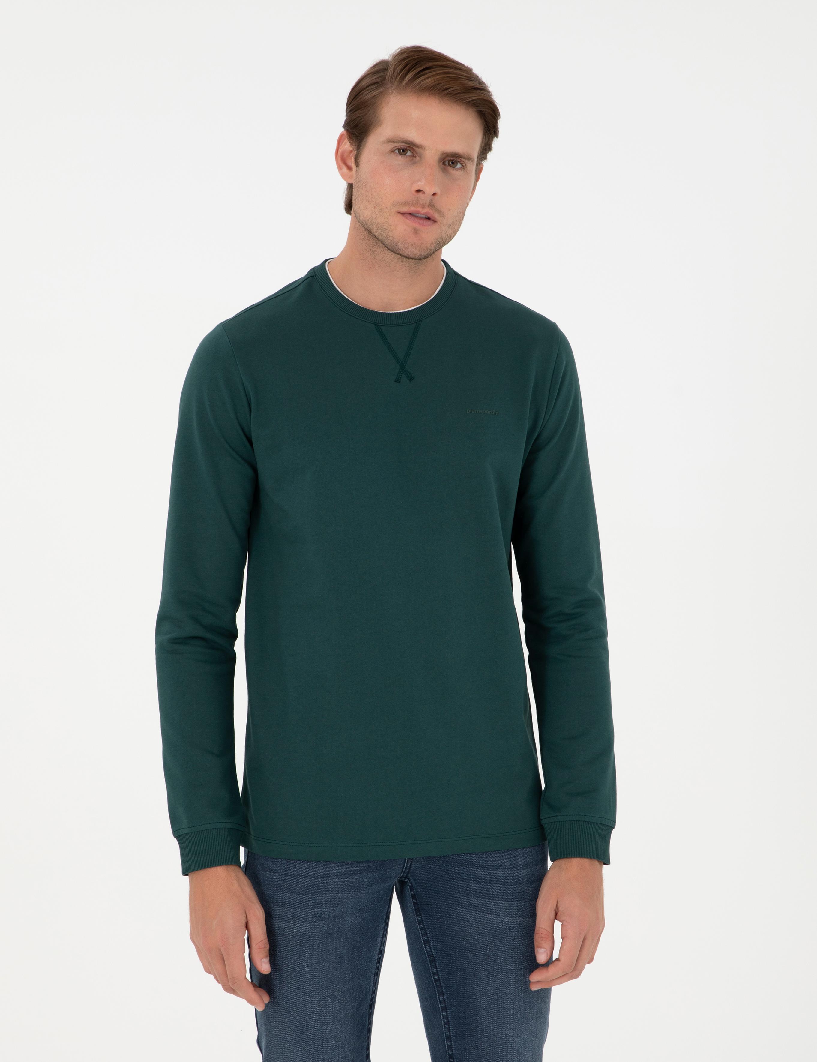 Zümrüt Regular Fit Bisiklet Yaka Basic Sweatshirt