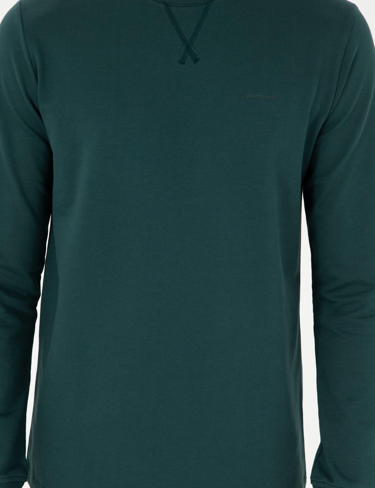 Zümrüt Regular Fit Bisiklet Yaka Basic Sweatshirt - 50298968020