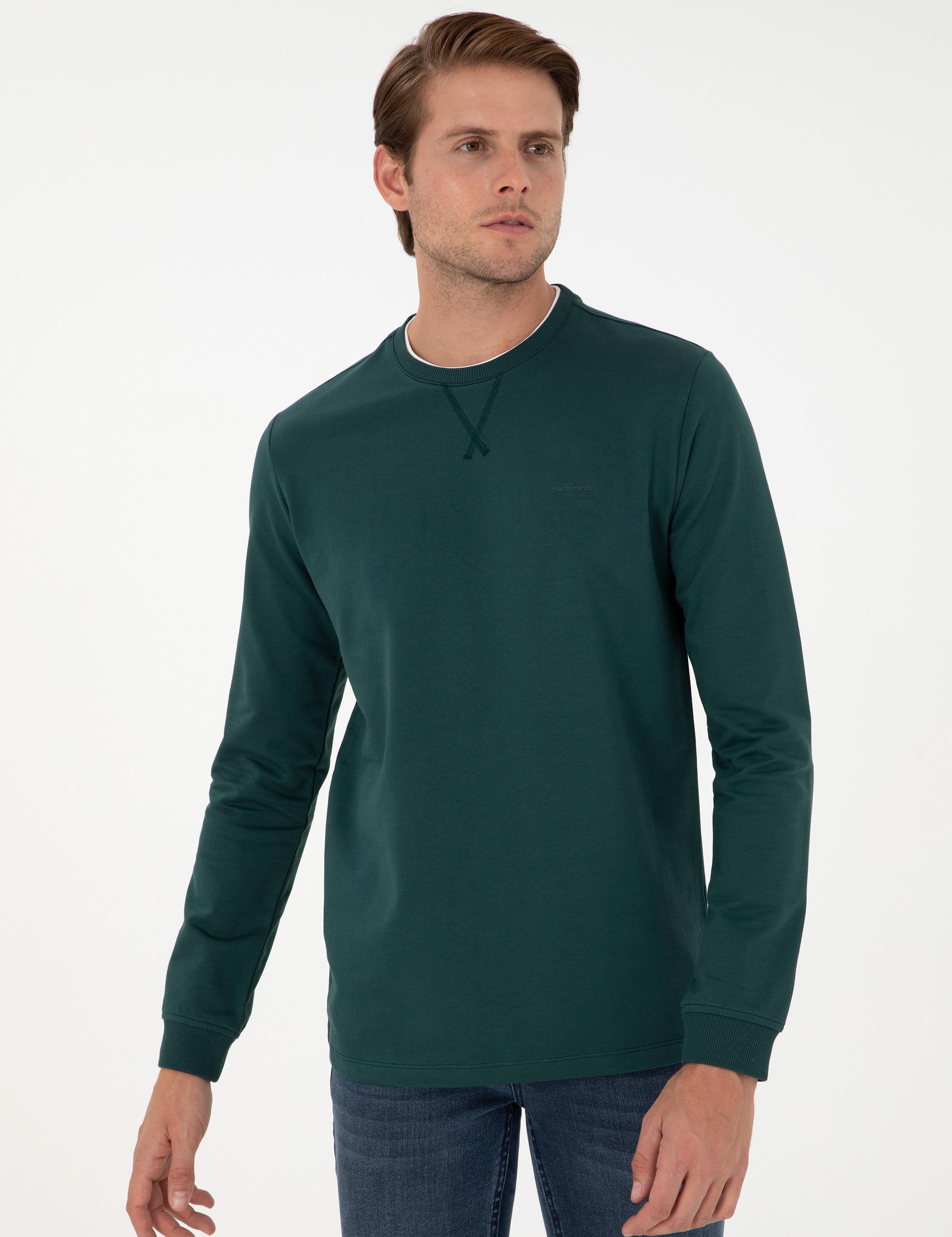 Zümrüt Regular Fit Bisiklet Yaka Basic Sweatshirt