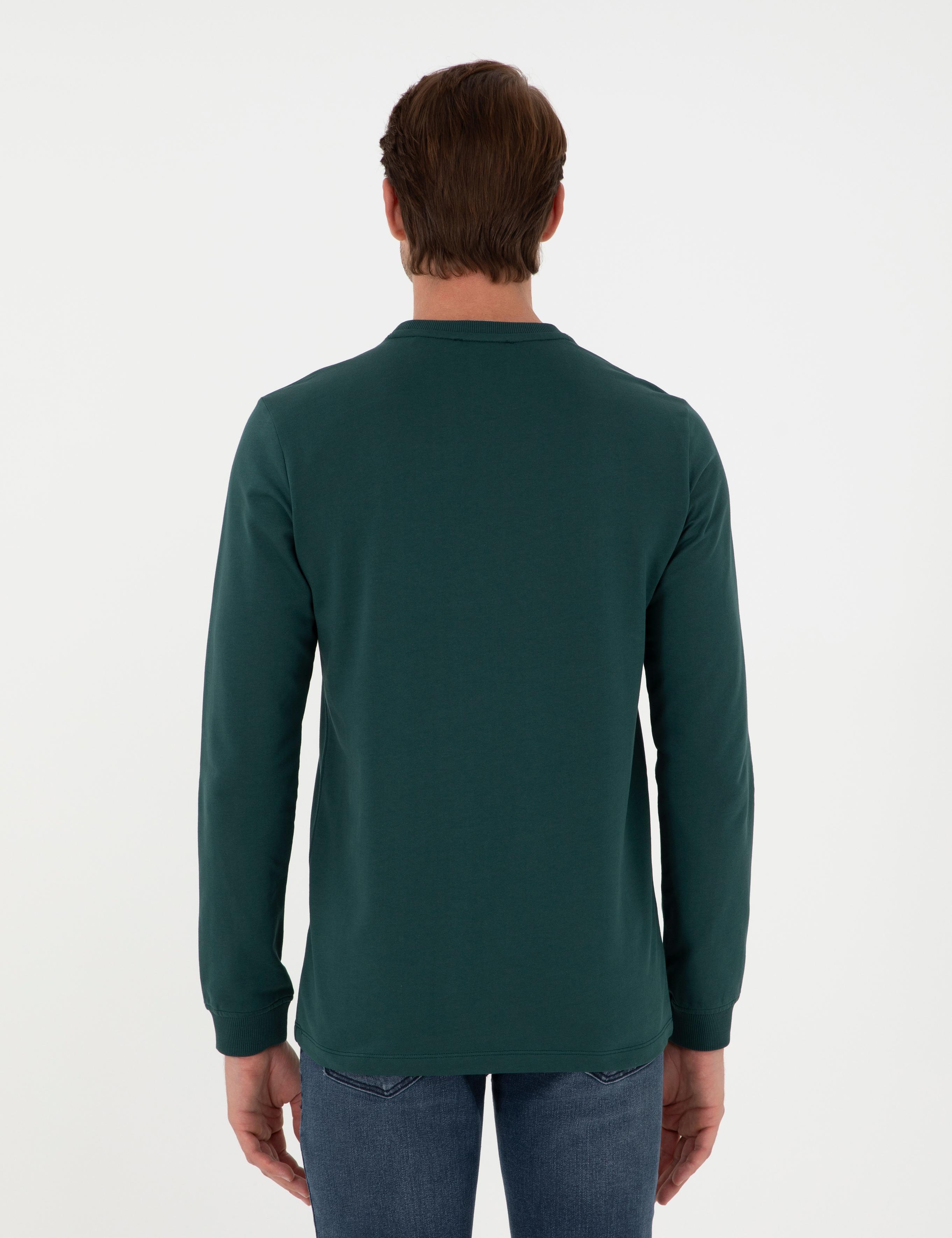 Zümrüt Regular Fit Bisiklet Yaka Basic Sweatshirt