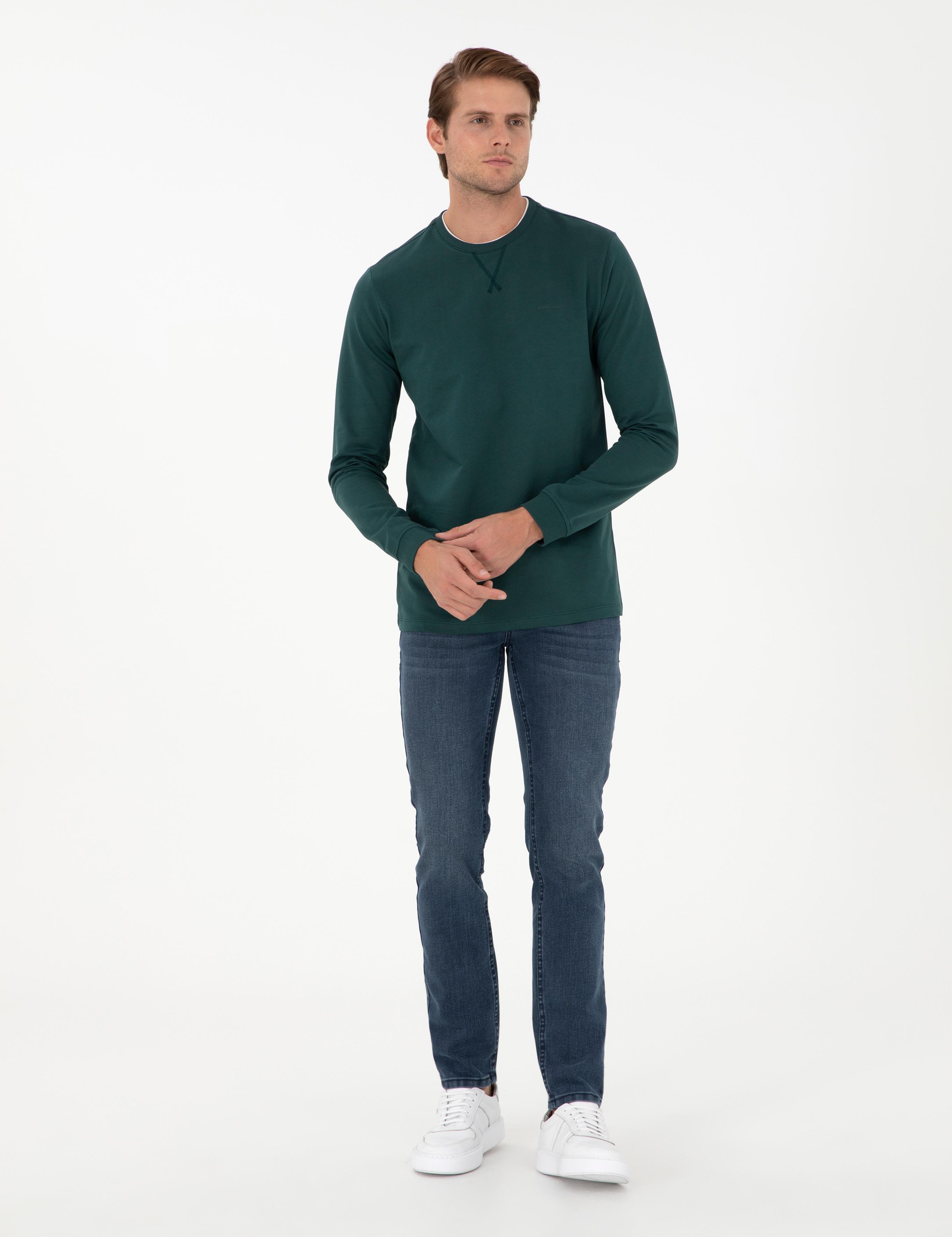 Zümrüt Regular Fit Bisiklet Yaka Basic Sweatshirt