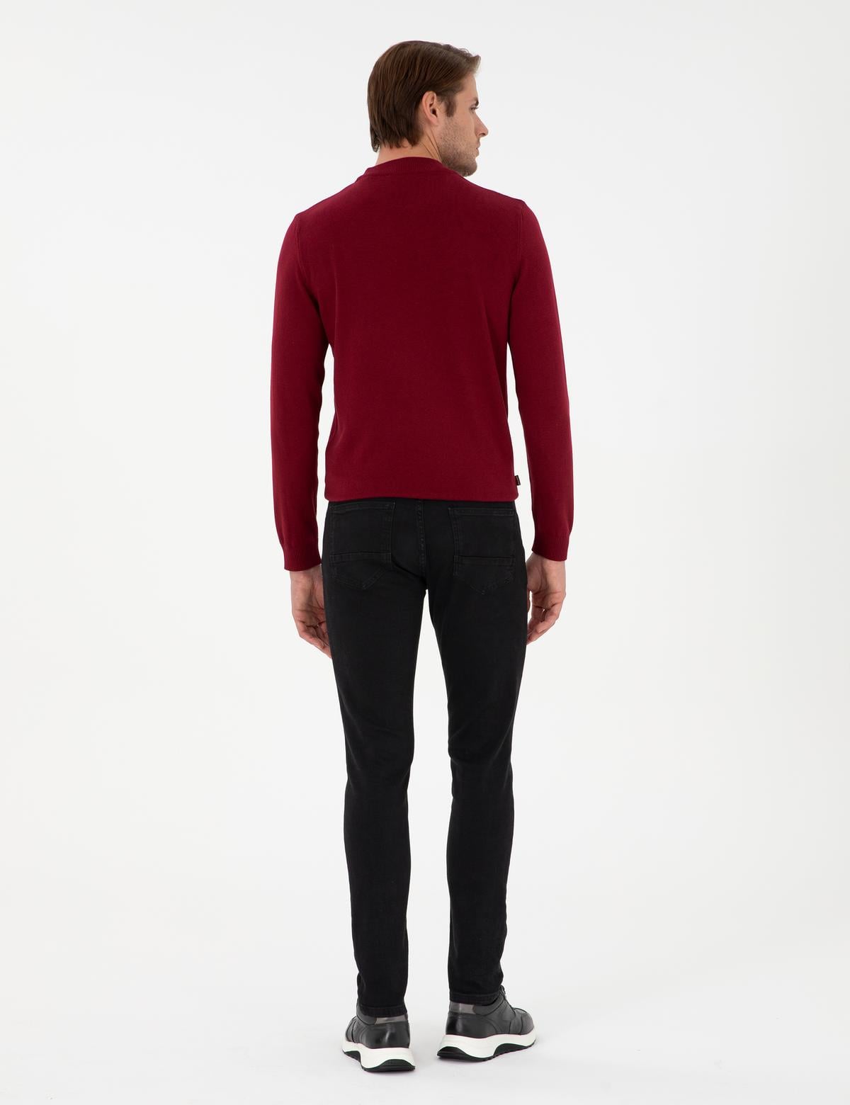 Siyah Slim Fit Jean Pantolon - 50299876020