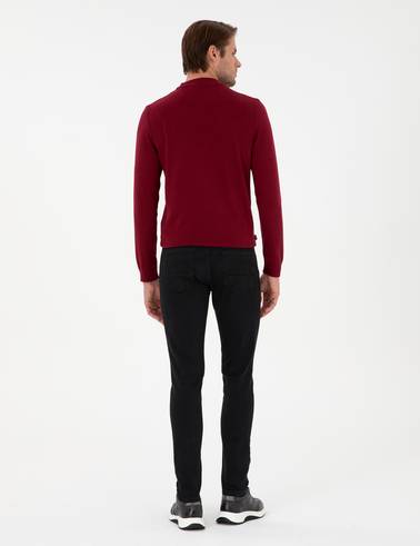 Siyah Slim Fit Jean Pantolon