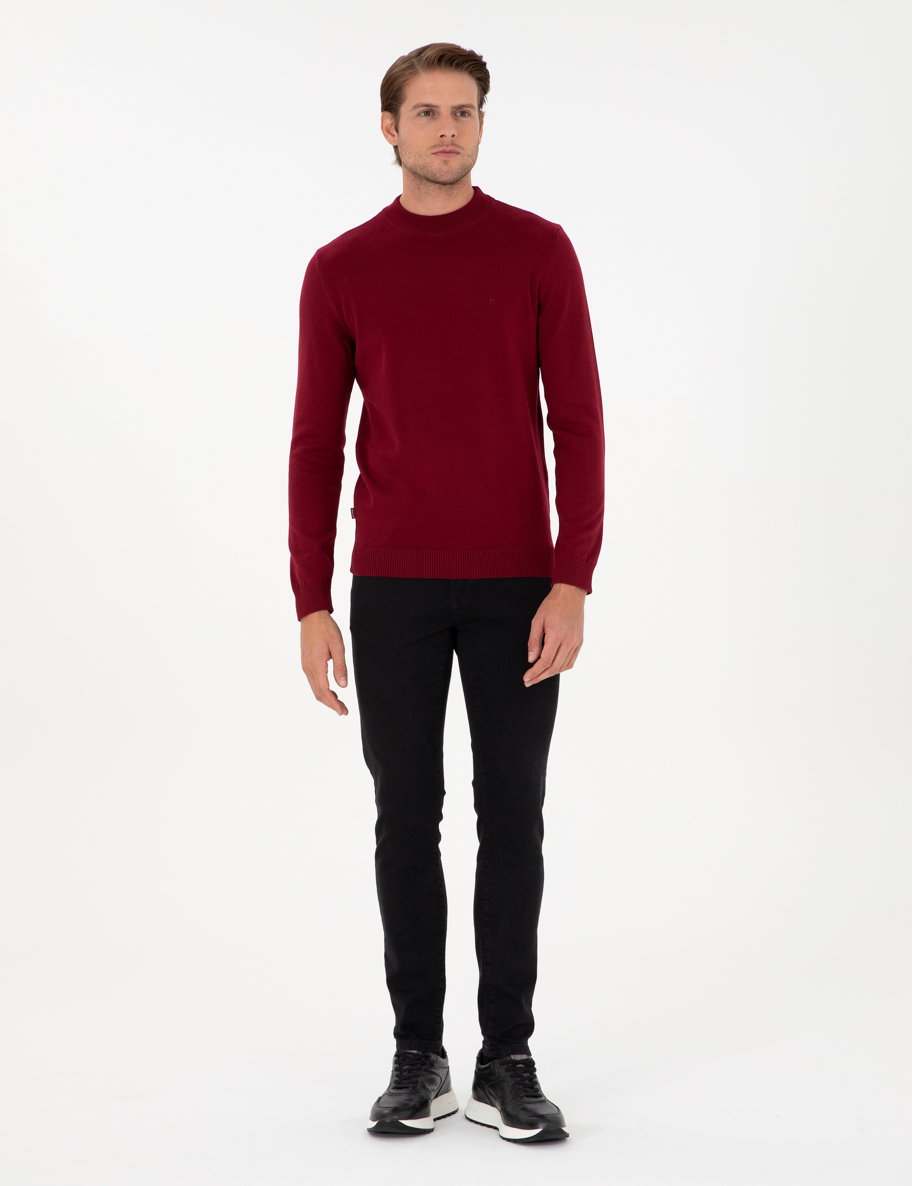 Siyah Slim Fit Jean Pantolon - Image 3