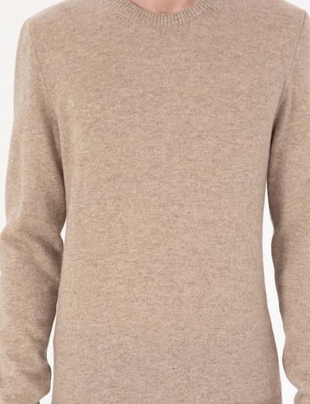 Vizon Melanj Slim Fit Bisiklet Yaka Kaşmir Triko Kazak - 50303471031