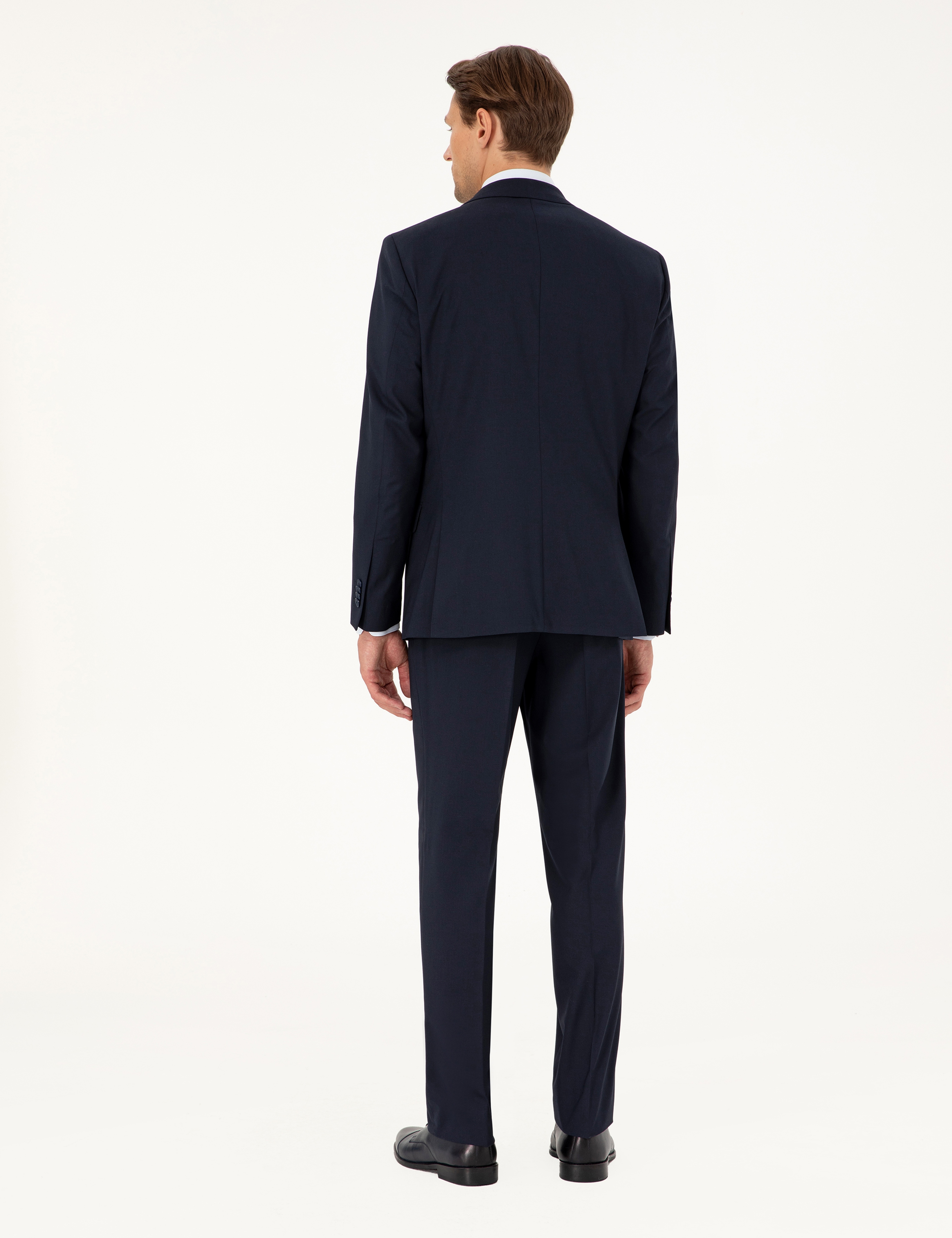 Lacivert Slim Fit Takım Elbise - Image 5