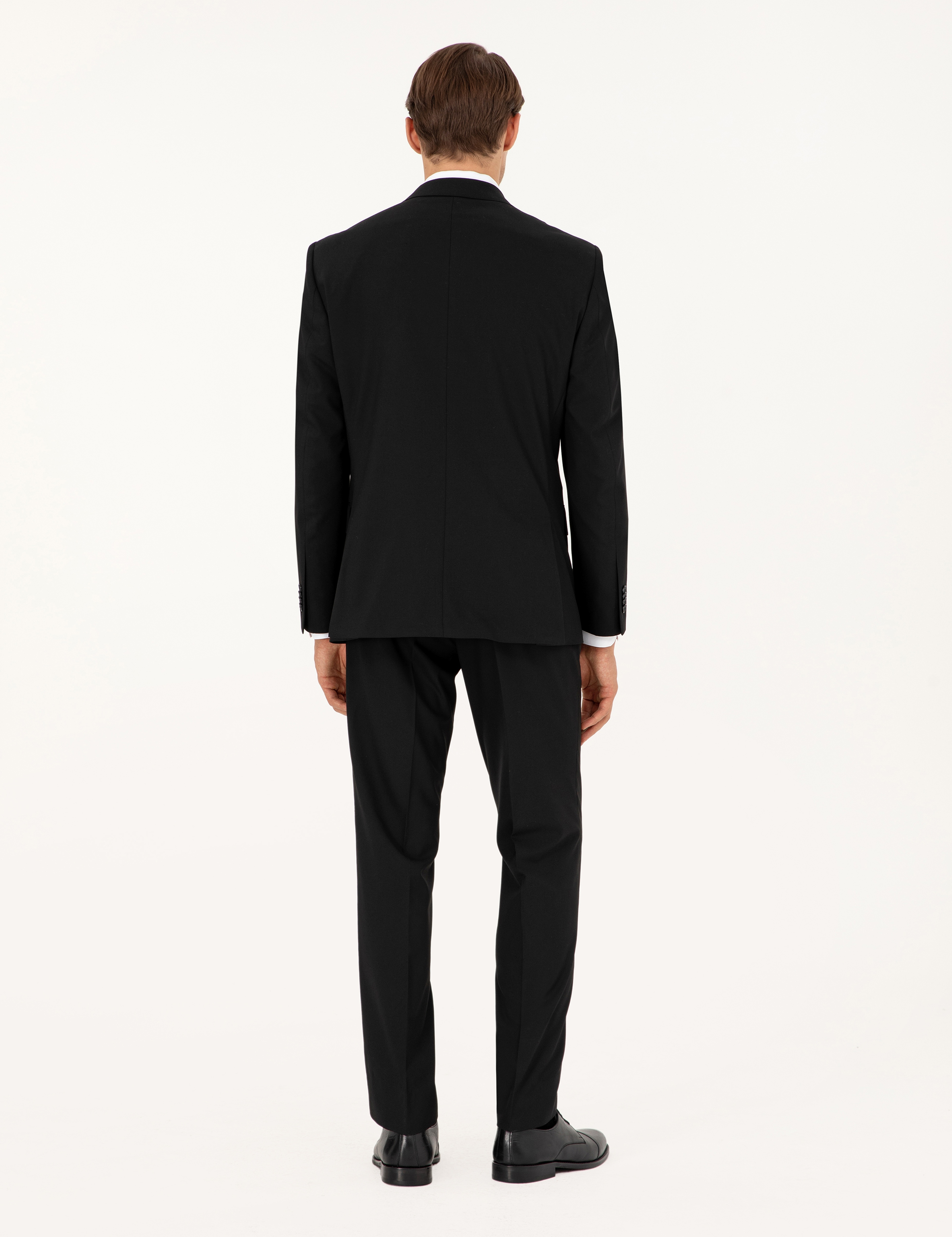 Siyah Slim Fit Takım Elbise - Image 5