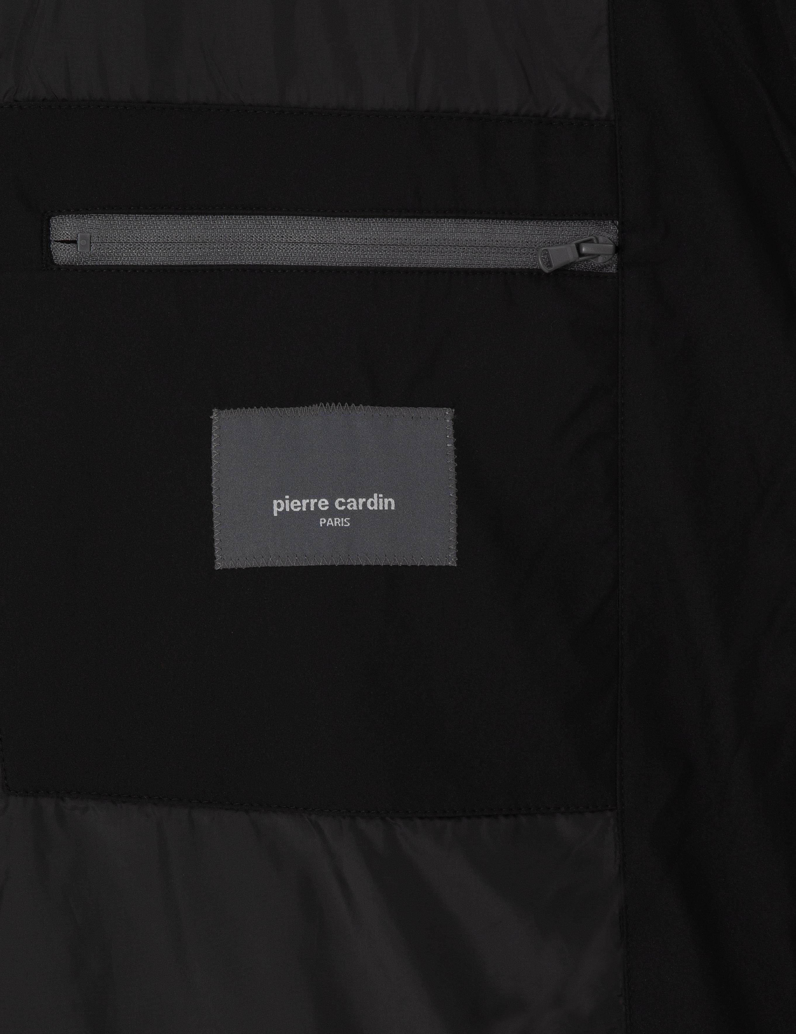 Siyah Kapitoneli Cepli Mont