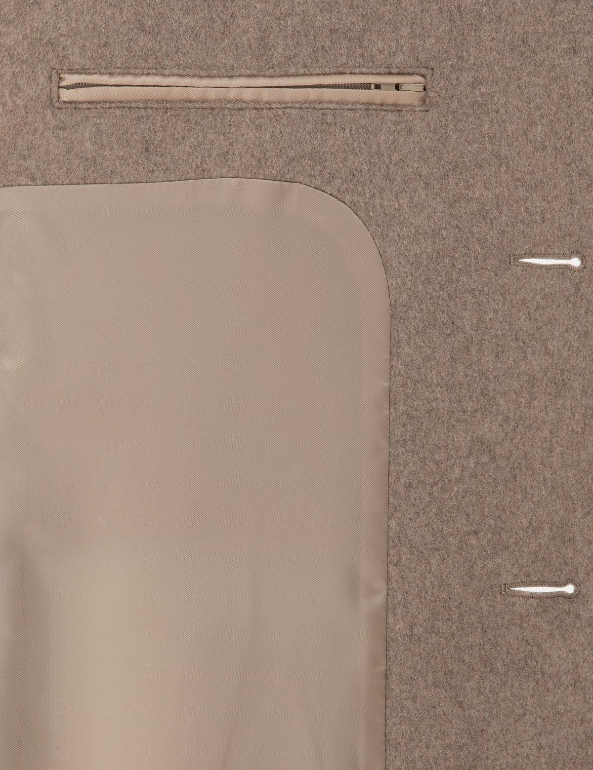 Bej Ex. Slim Fit Kaşe Kaban - 50291017022