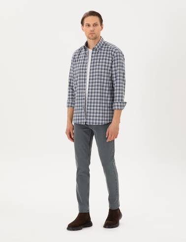 Haki Slim Fit Jean Pantolon