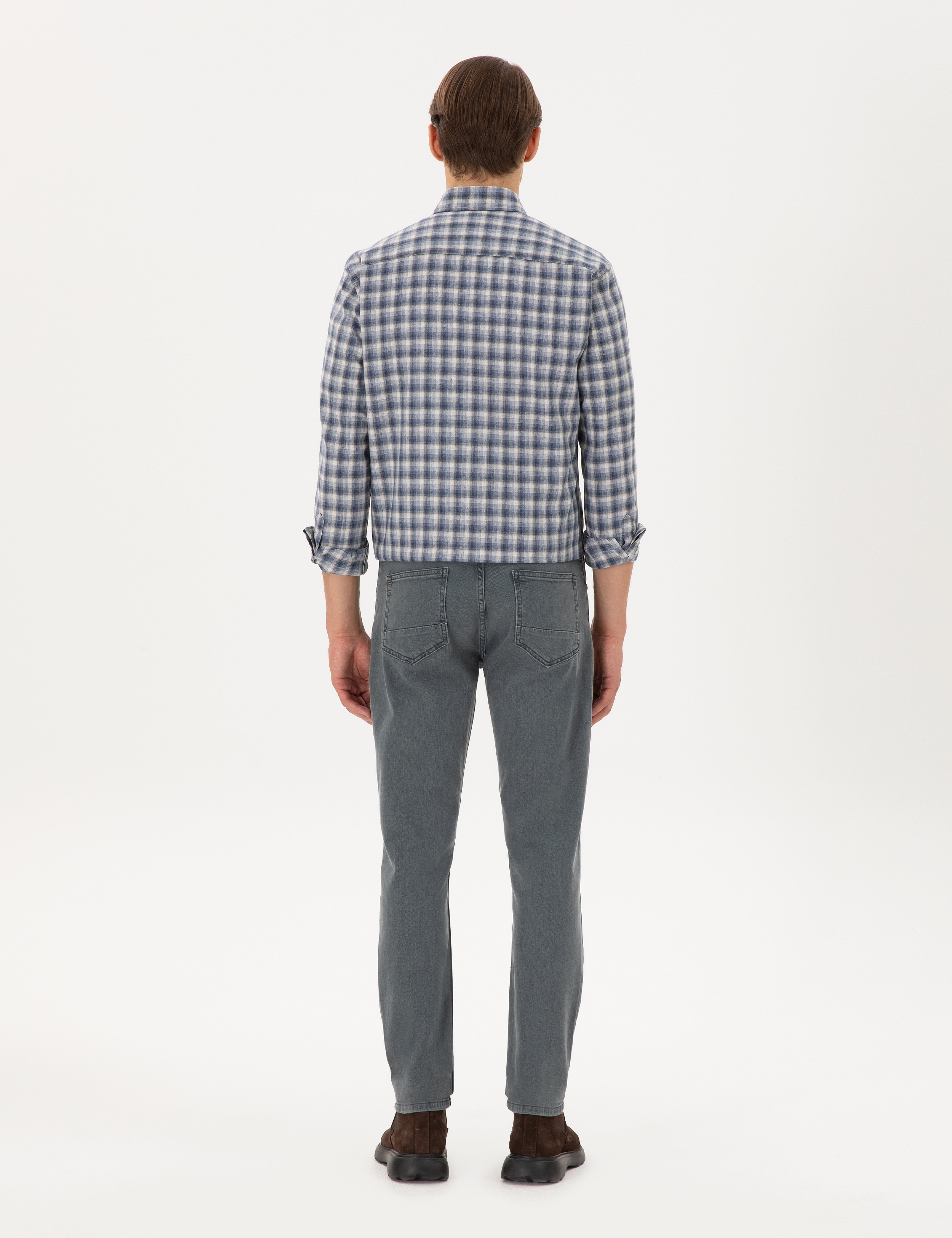 Haki Slim Fit Jean Pantolon