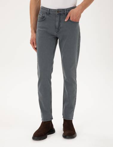Haki Slim Fit Jean Pantolon