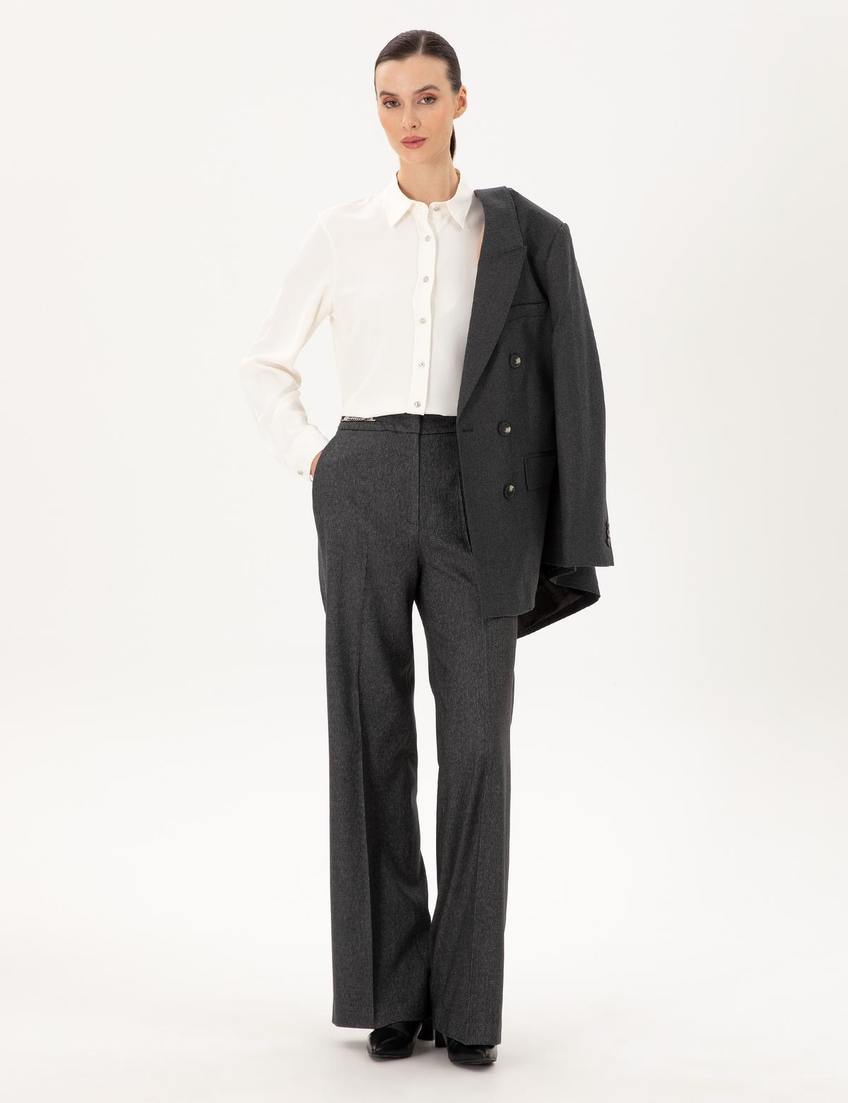 Ekru Comfort Fit Uzun Kollu Gömlek - 50292250005