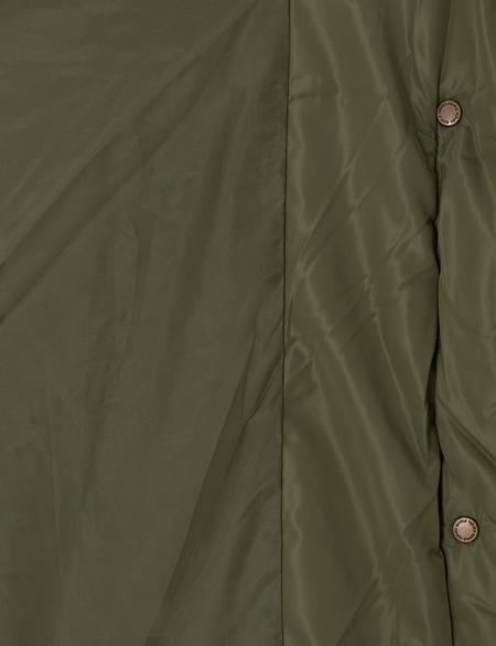 Haki Kürk Yaka Mont - 50290341035