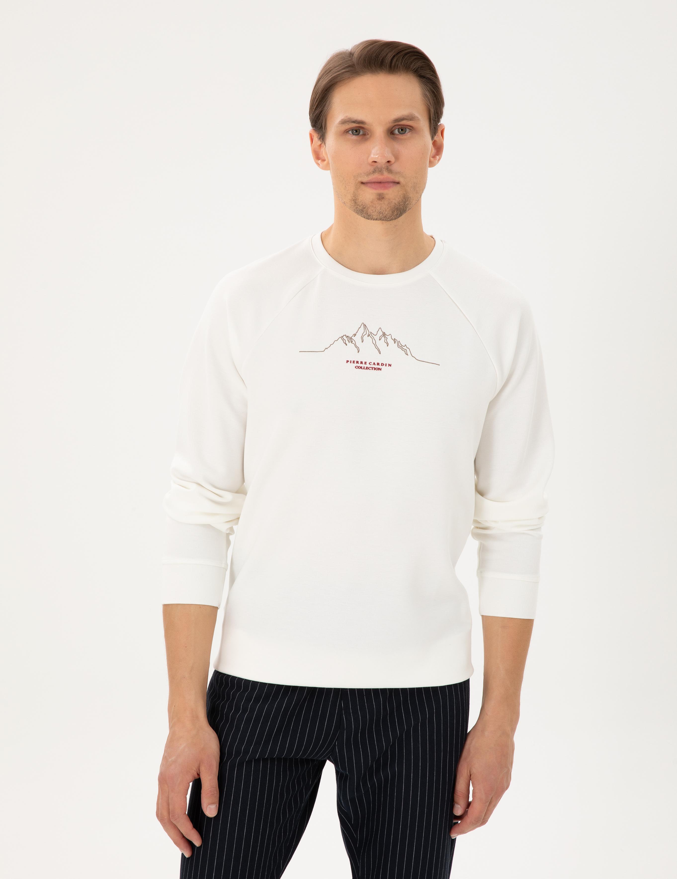 Ekru Regular Fit Sweatshirt