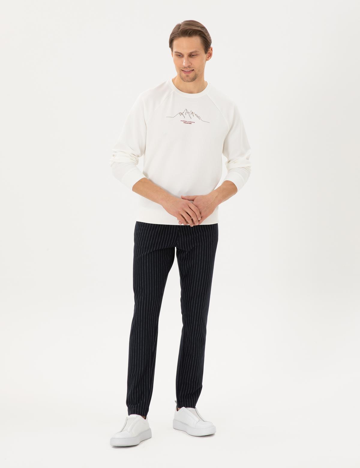 Ekru Regular Fit Sweatshirt - 50290611025
