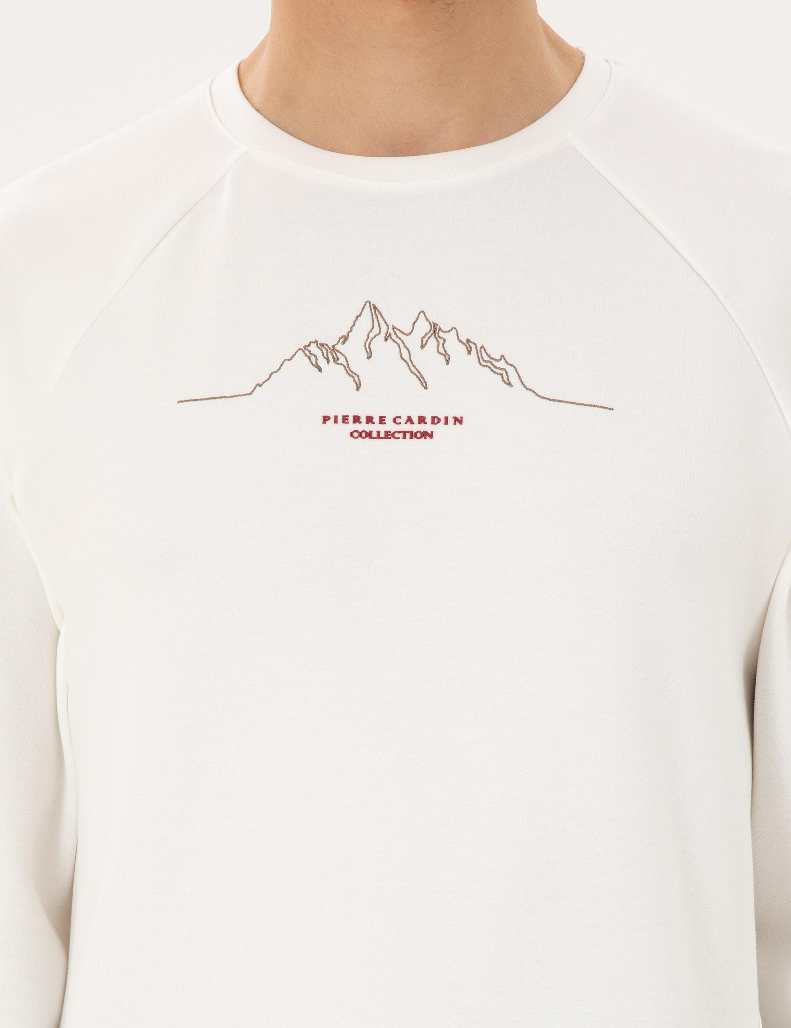 Ekru Regular Fit Sweatshirt