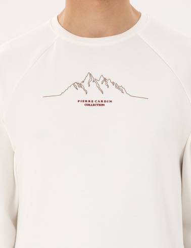Ekru Regular Fit Sweatshirt