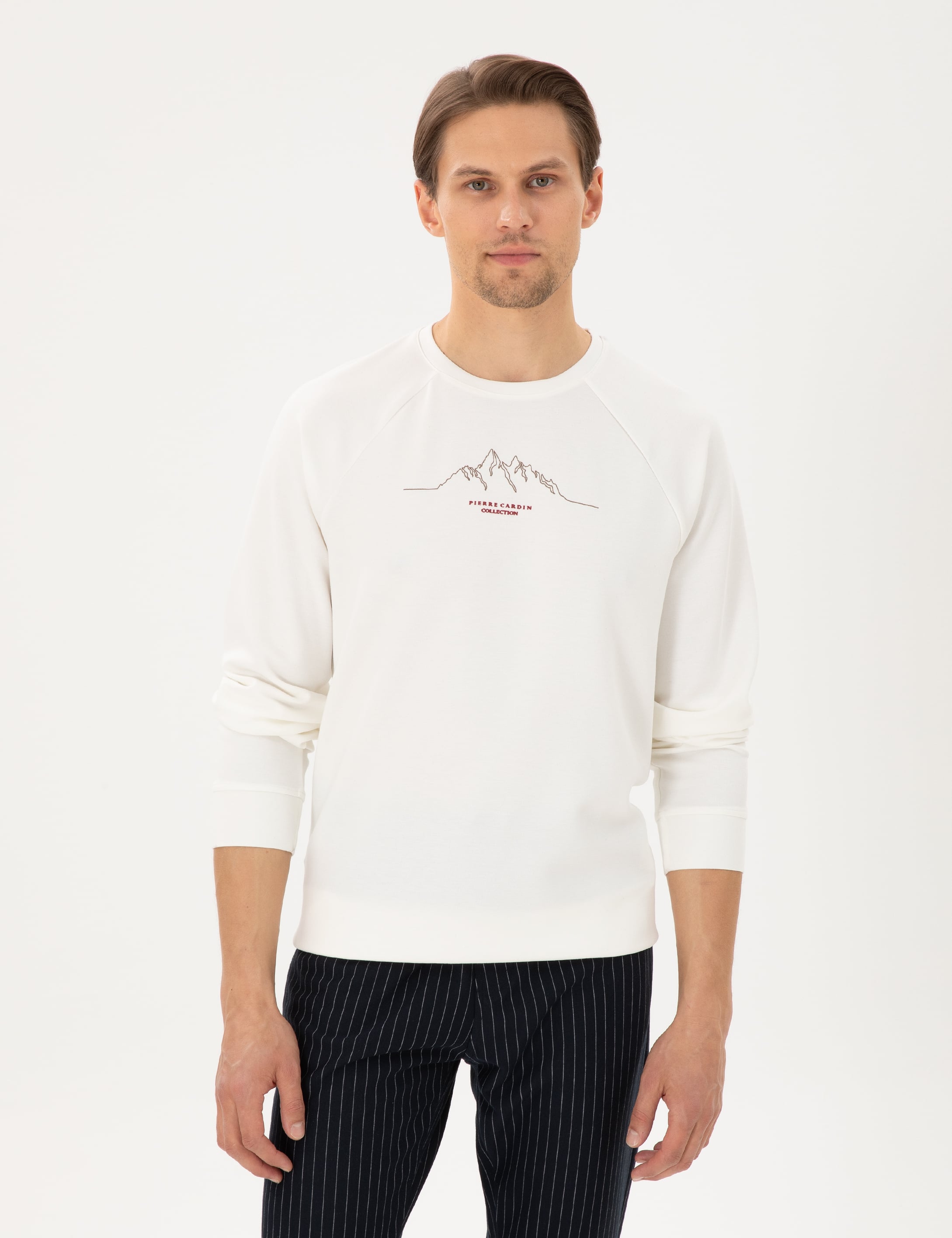 Ekru Regular Fit Sweatshirt