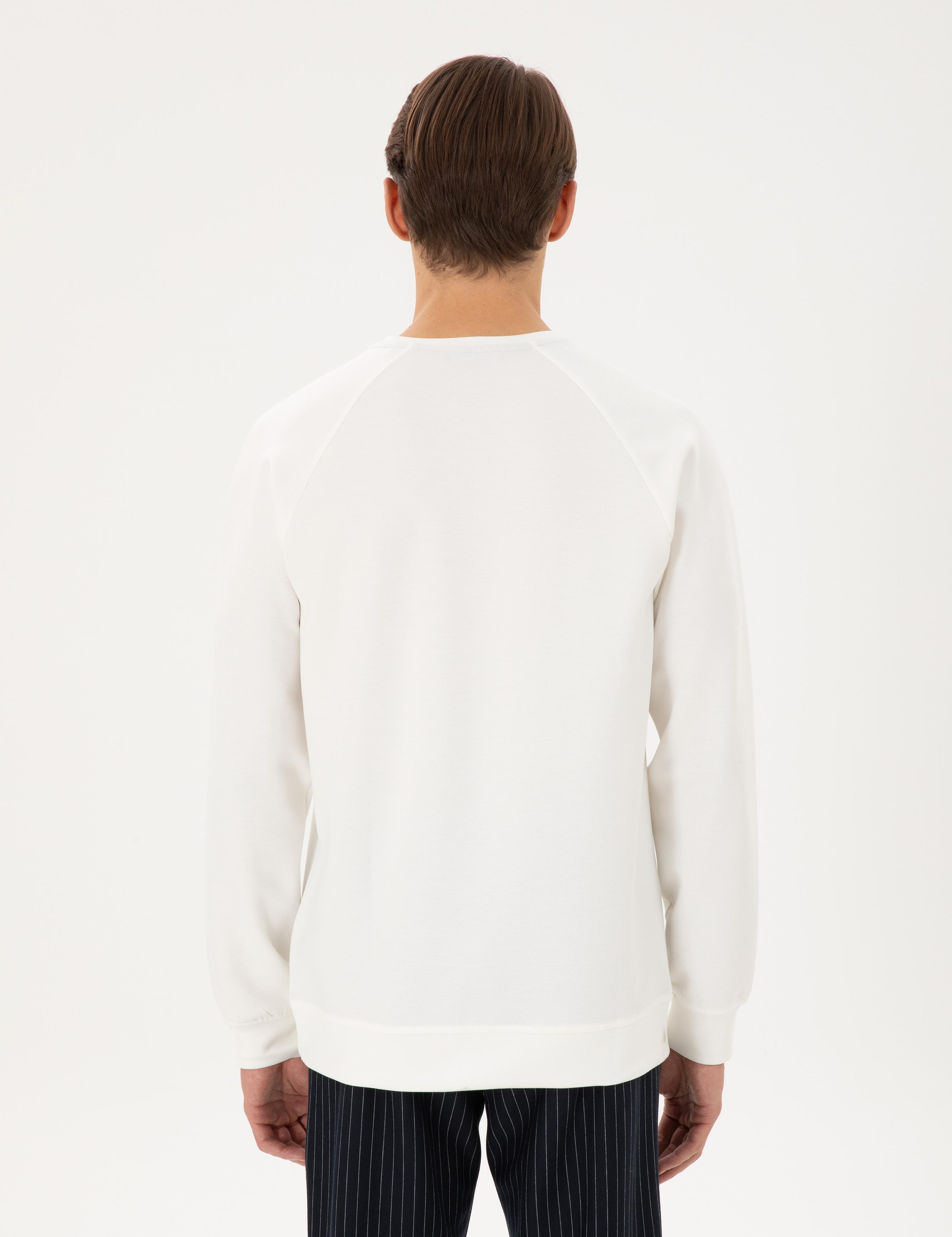 Ekru Regular Fit Sweatshirt