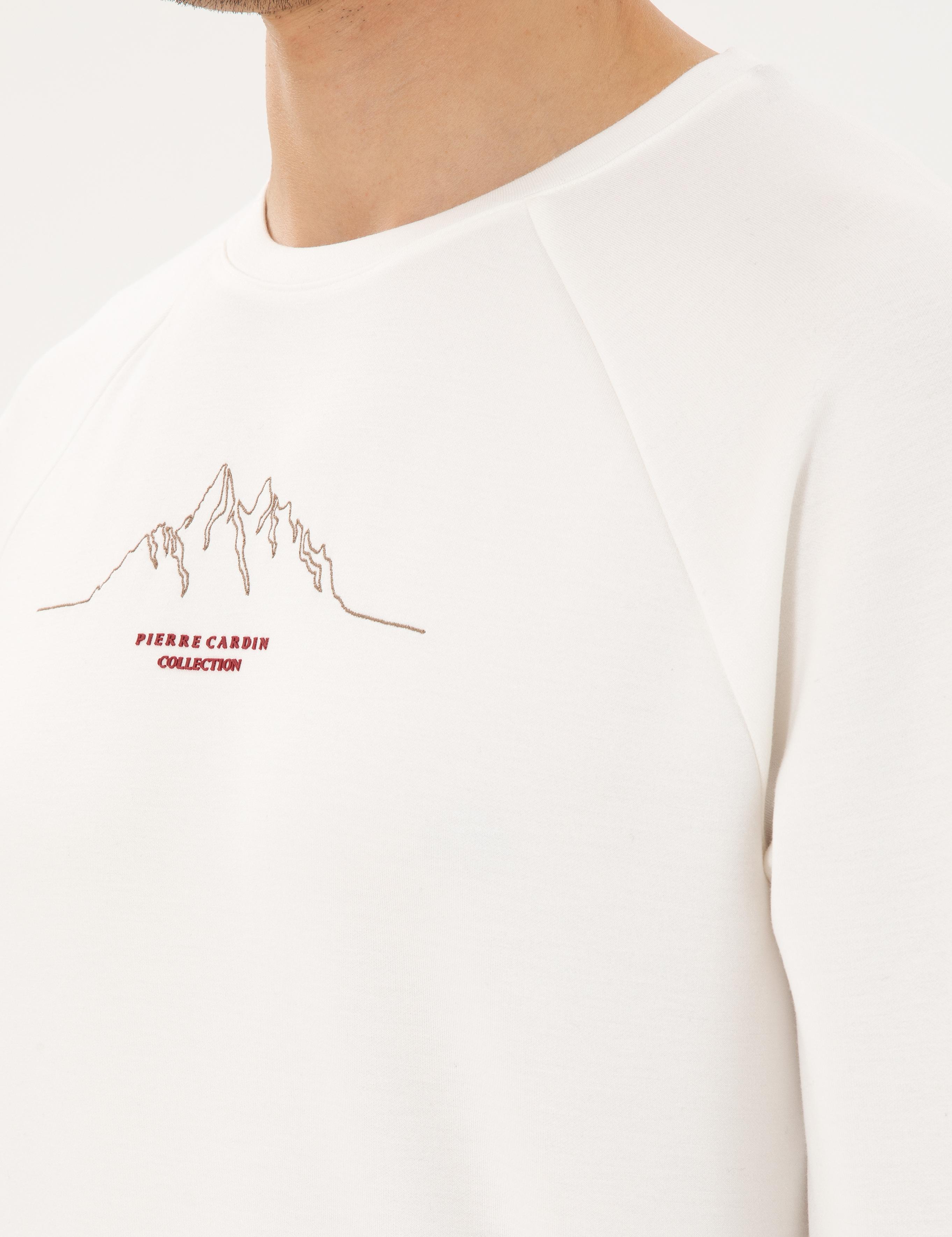 Ekru Regular Fit Sweatshirt