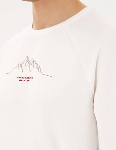 Ekru Regular Fit Sweatshirt