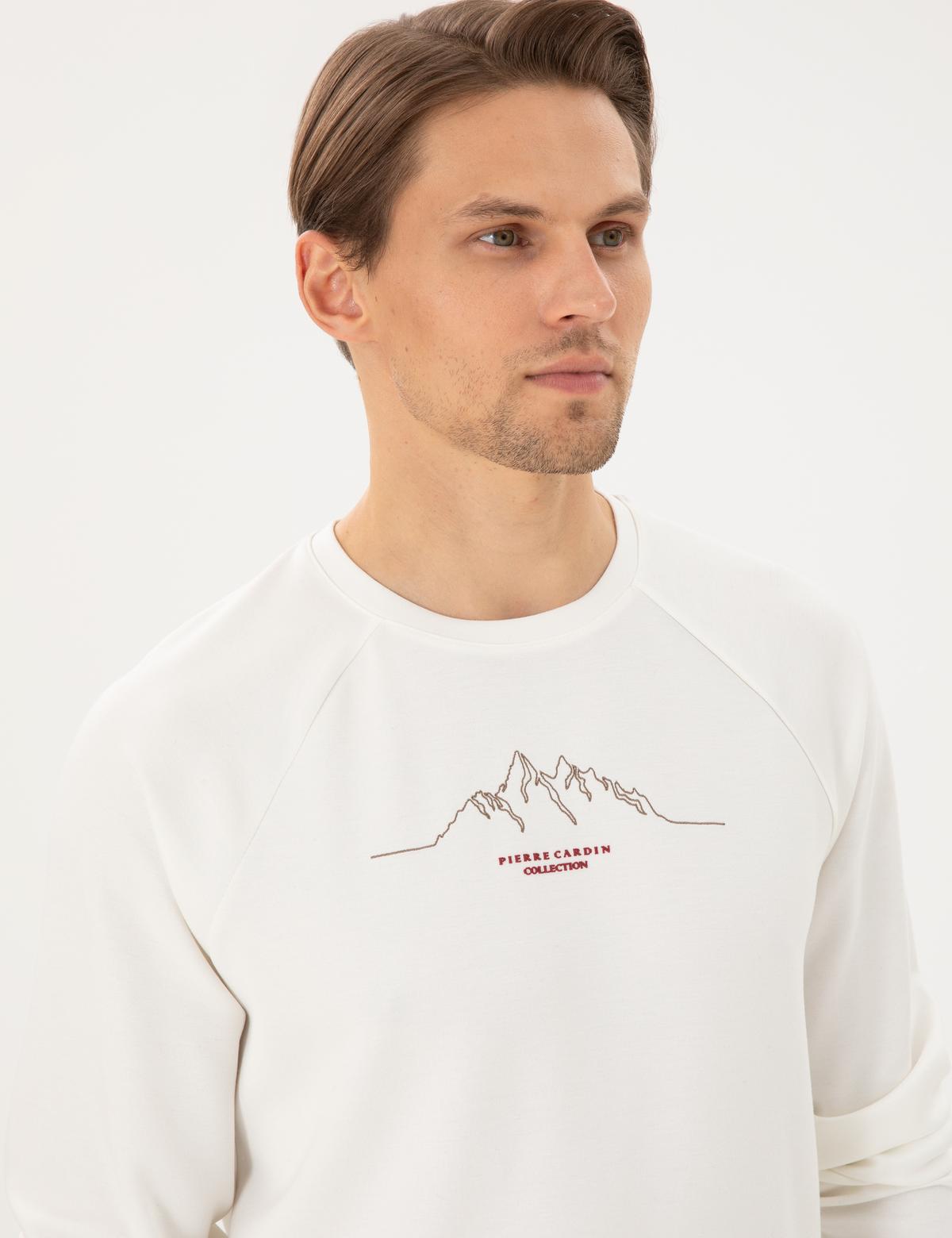 Ekru Regular Fit Sweatshirt - 50290611025