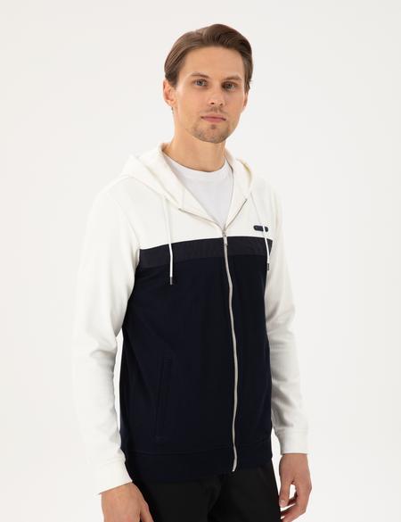 Ekru Regular Fit Örme Hırka - 50292126043