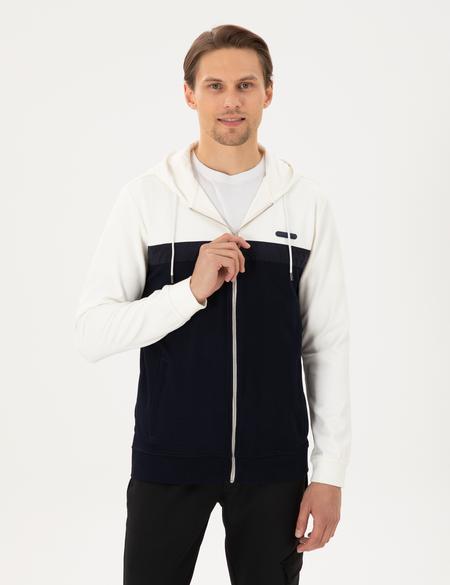 Ekru Regular Fit Örme Hırka - 50292126043