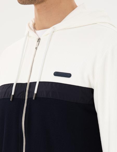 Ekru Regular Fit Örme Hırka - 50292126043