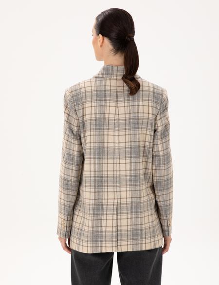 Bej Regular Fit Ceket - 50290365007