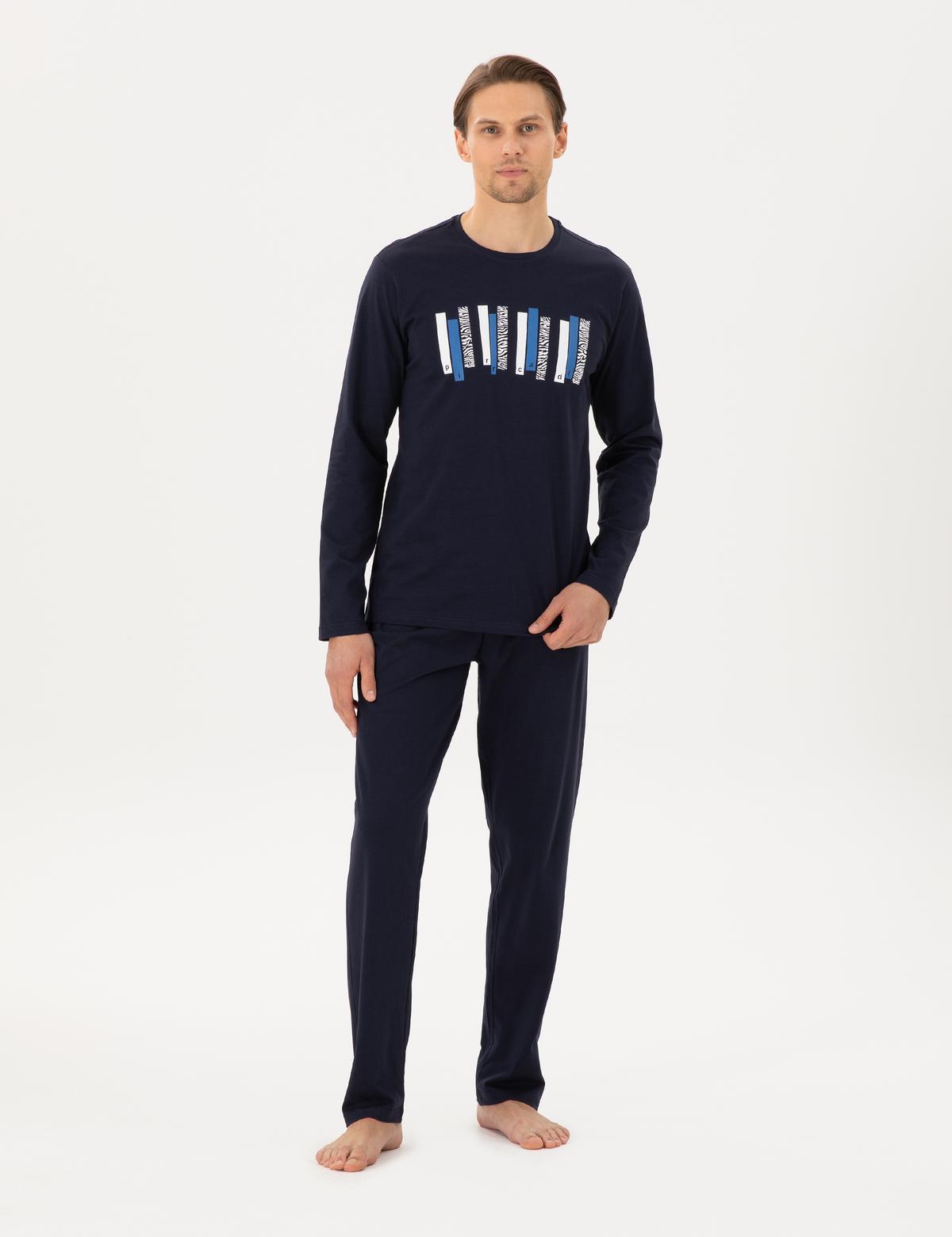 Lacivert Pijama Takımı - 50306726015