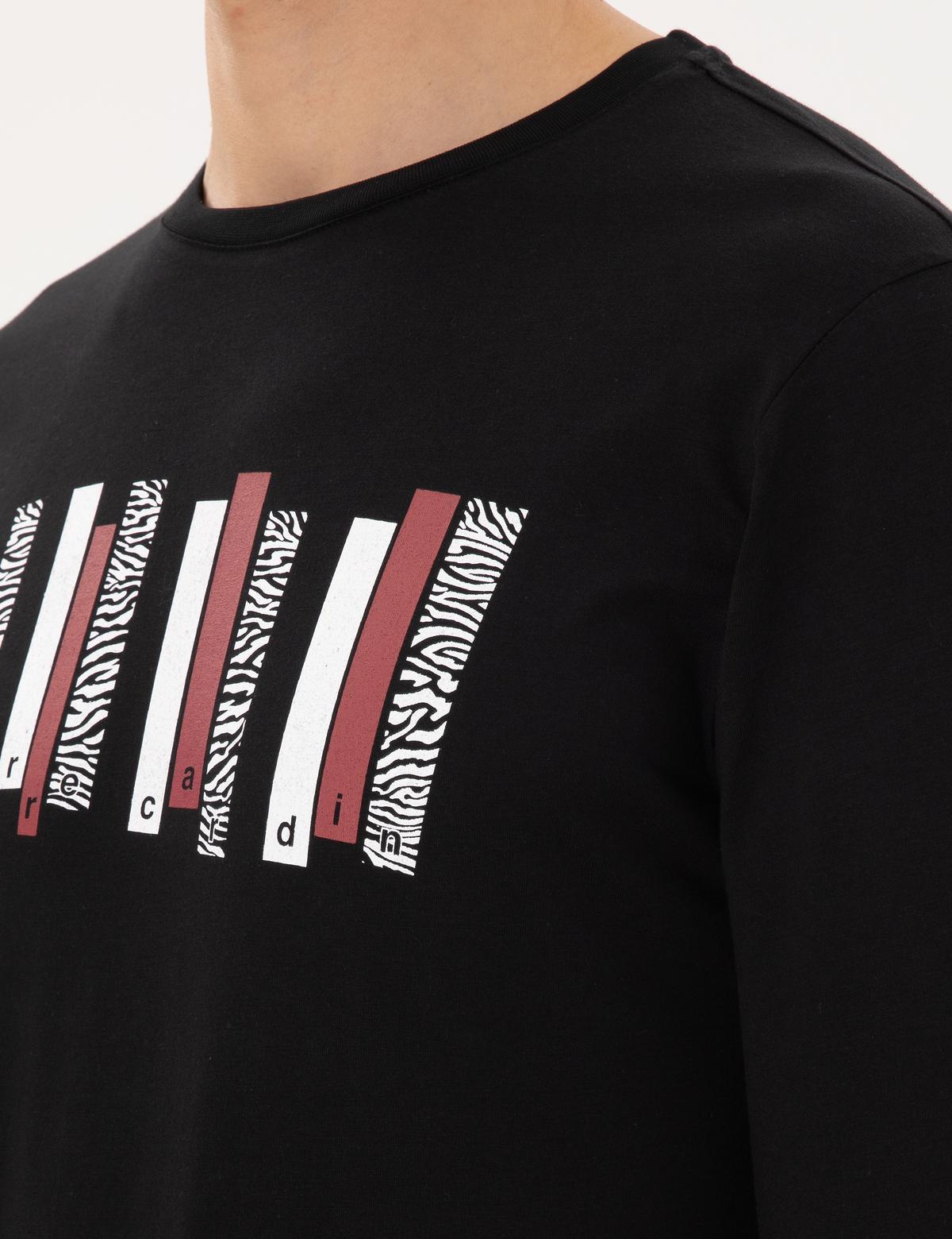 Siyah Uzunkol Pijama Takımı - 50306726013