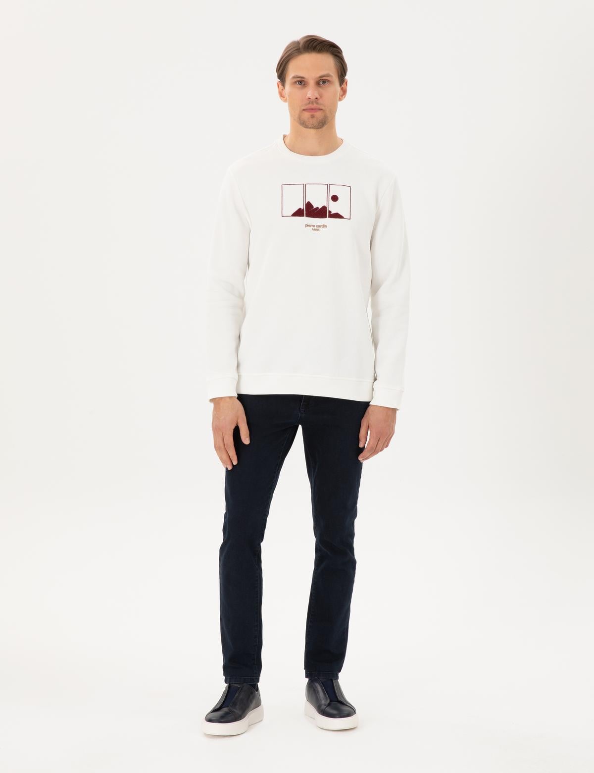 Ekru Regular Fit Sweatshirt - 50290703025