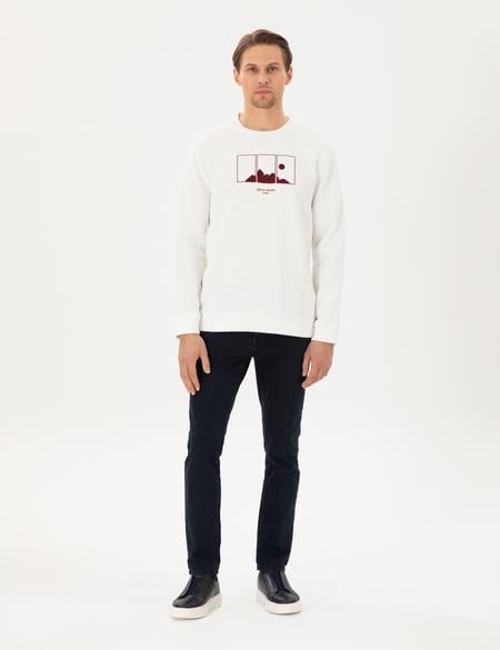 Ekru Regular Fit Sweatshirt - 50290703025