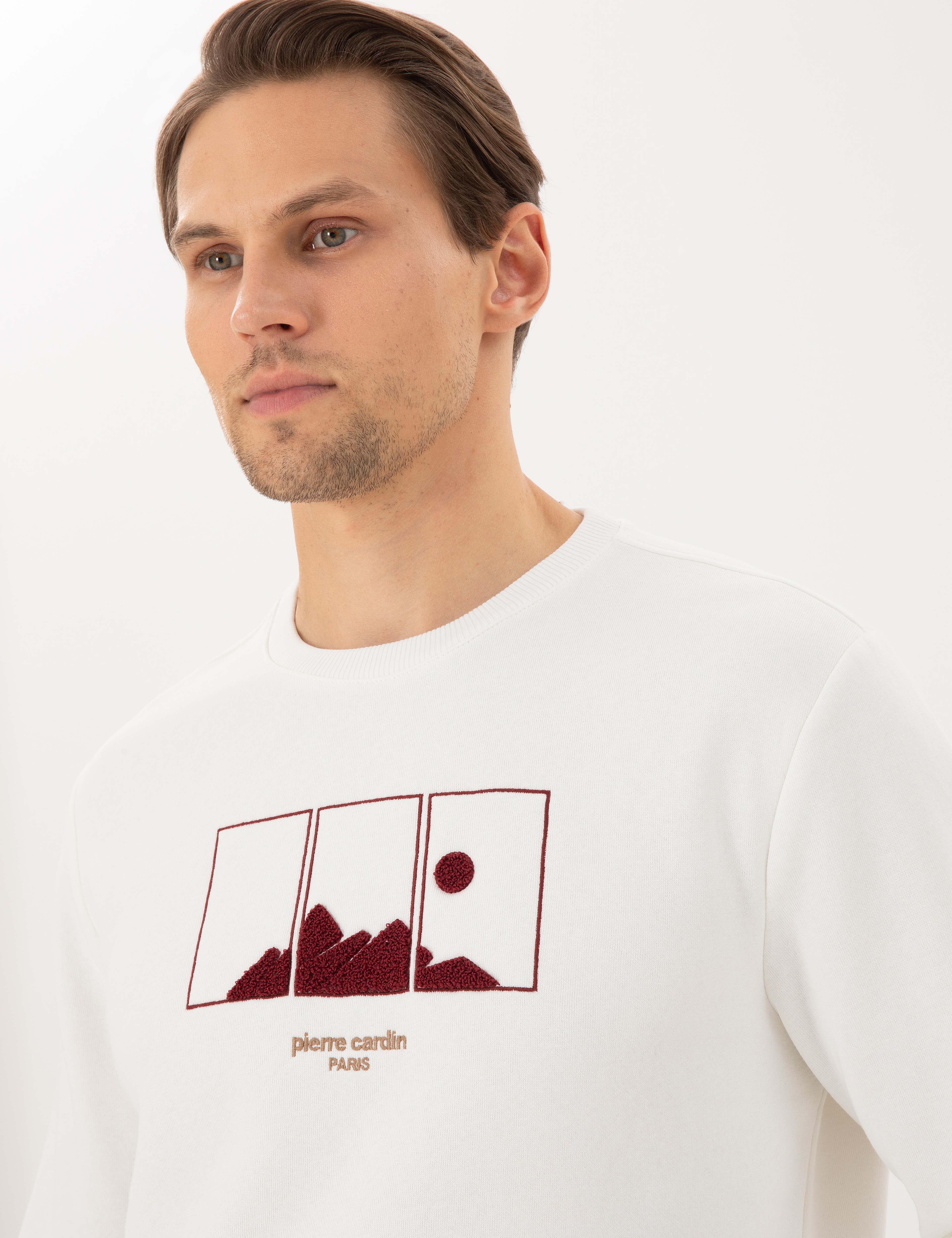 Ekru Regular Fit Sweatshirt