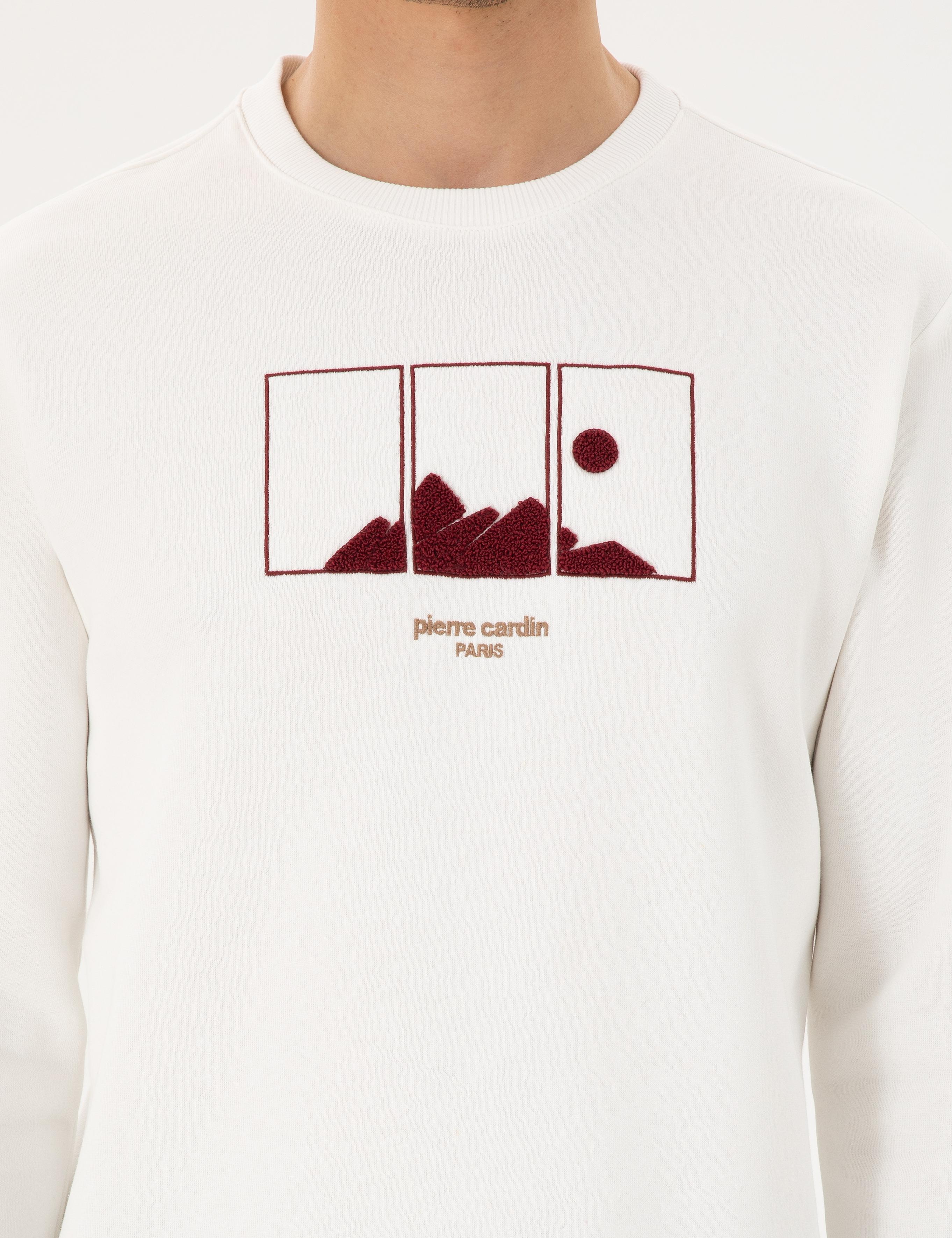 Ekru Regular Fit Sweatshirt