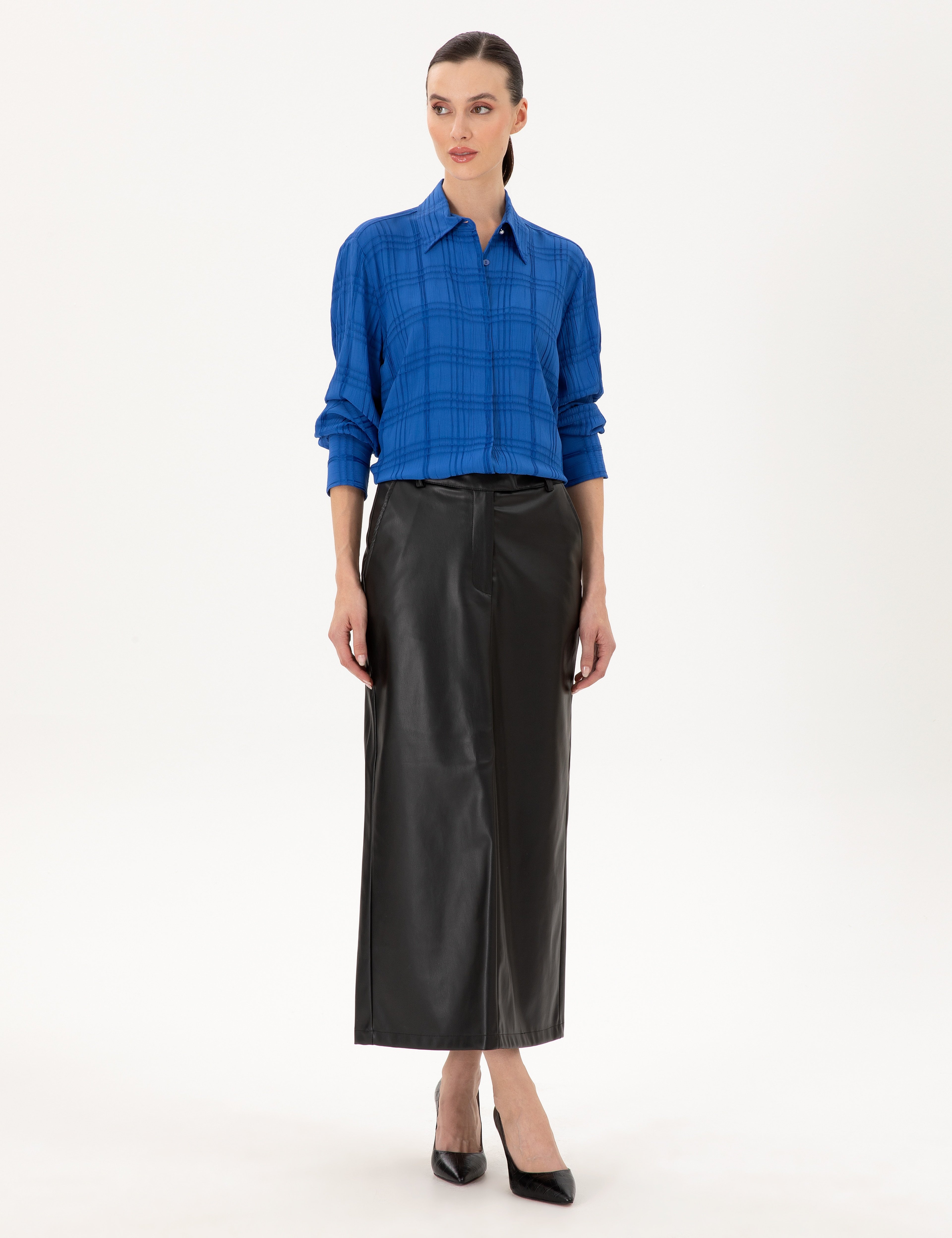 Saks Comfort Fit Uzun Kollu Gömlek - Image 4