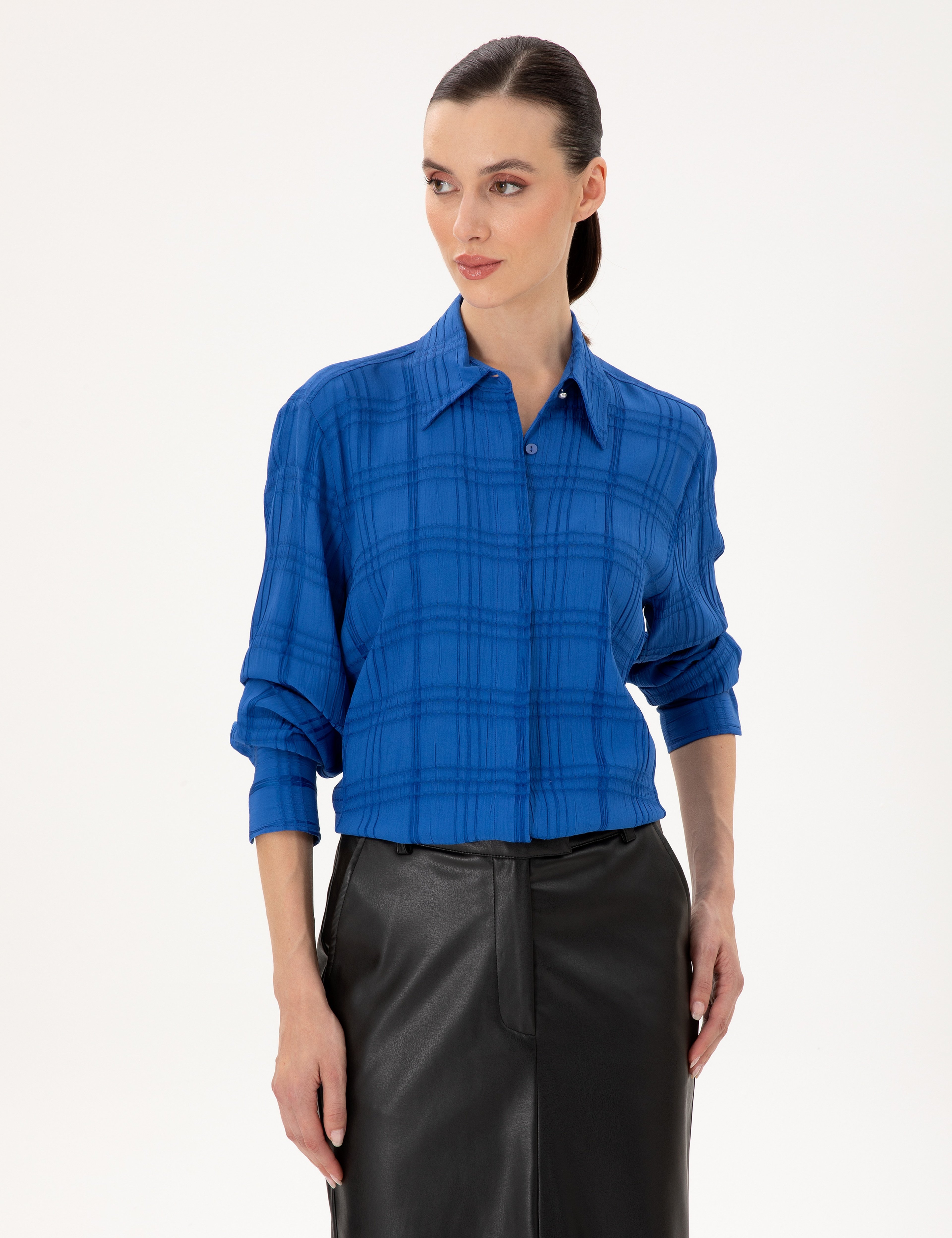 Saks Comfort Fit Uzun Kollu Gömlek - Image 1