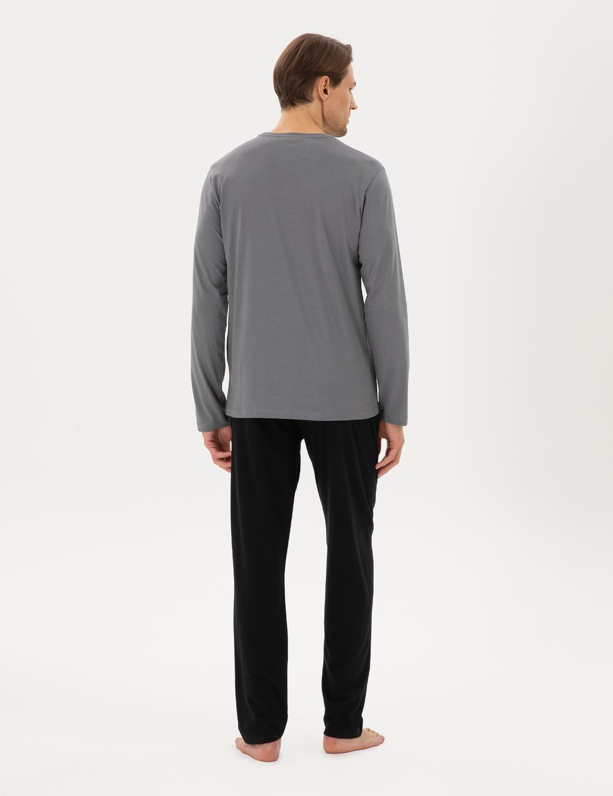 Gri Pijama Takımı - 50306726014