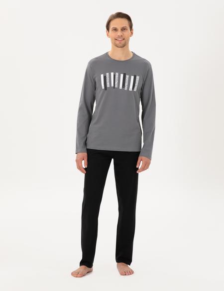 Gri Pijama Takımı - 50306726014