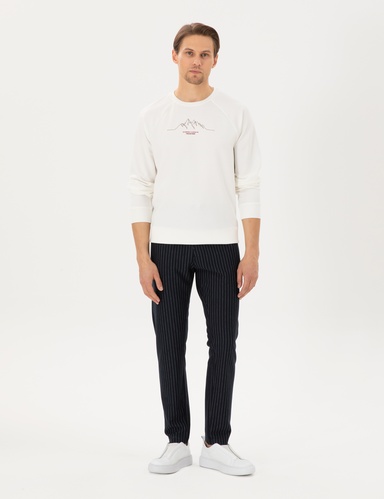 Lacivert Slim Fit Eşofman Altı