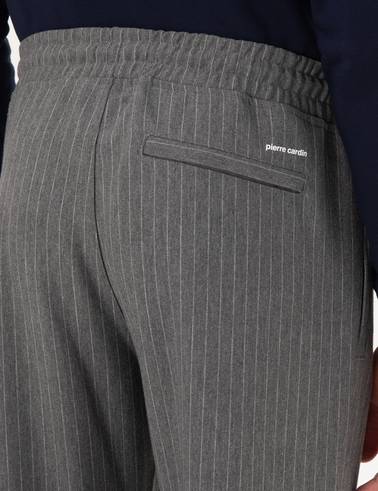 Antrasit Melanj Slim Fit Eşofman Altı
