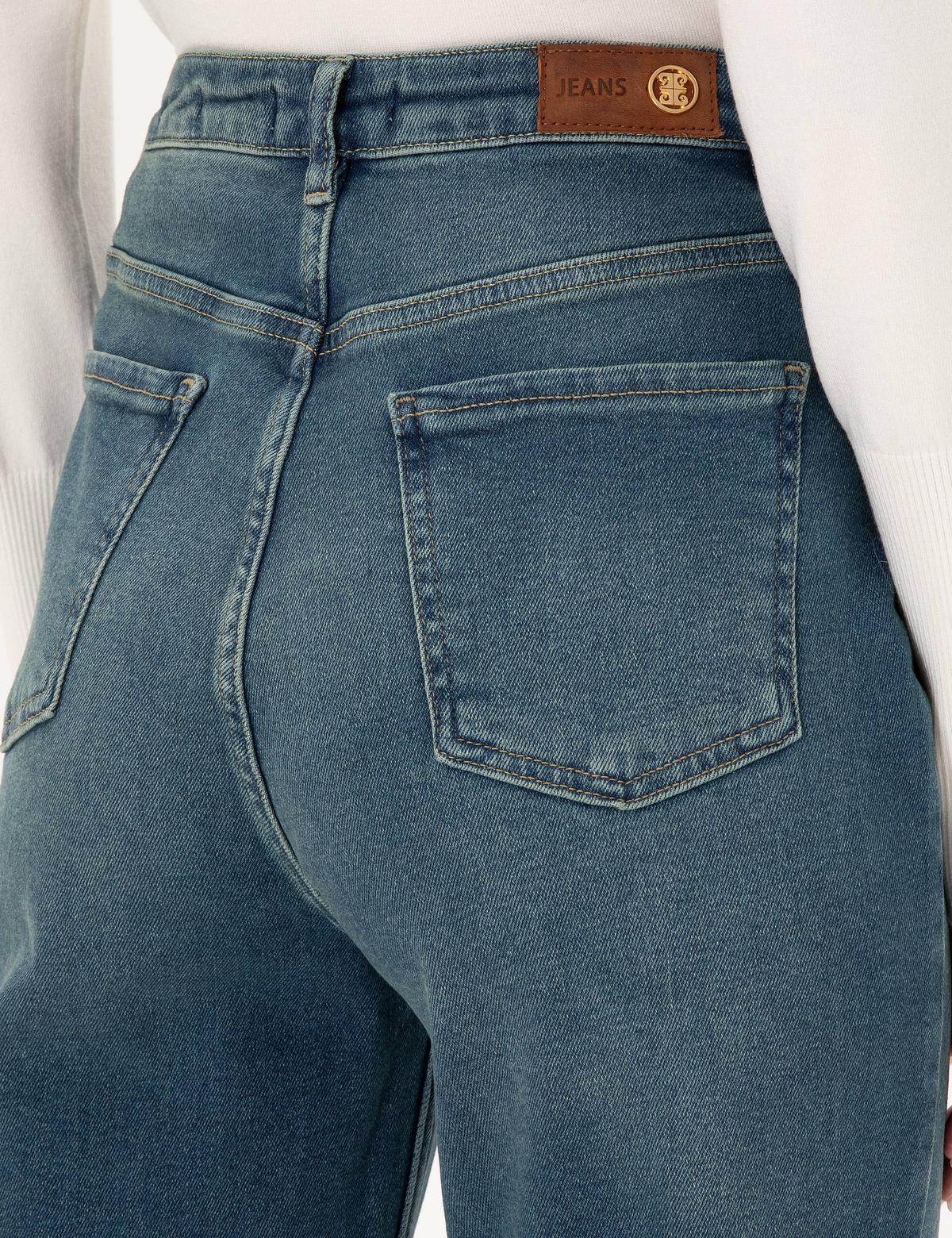 Açık Mavi Mom High Waist Fit Jean Pantolon - 50293908014