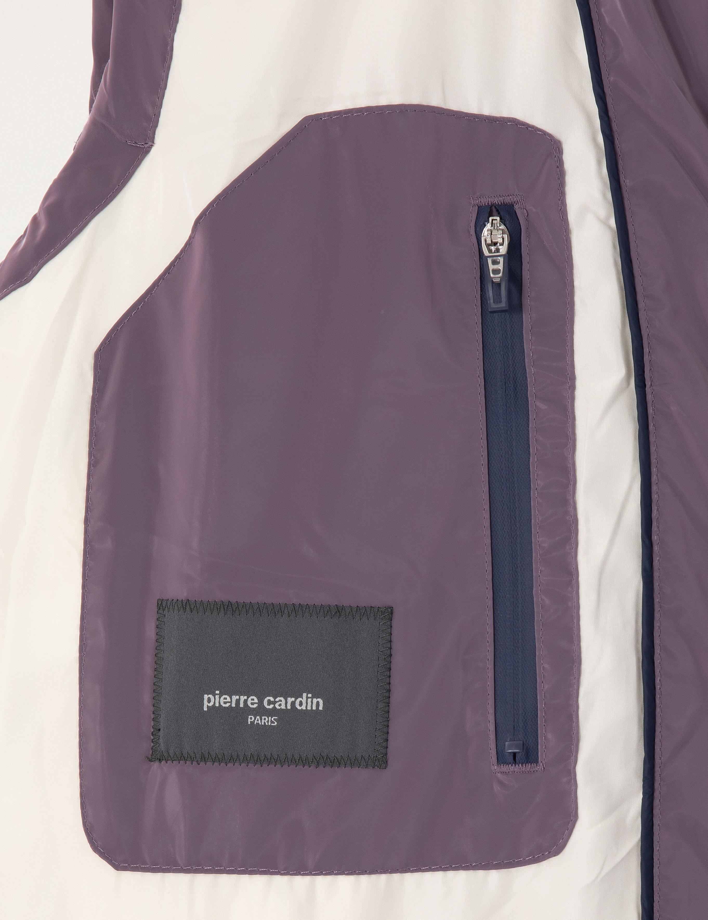 Mor Kapüşonlu Şişme Sıcak Tutan Yelek