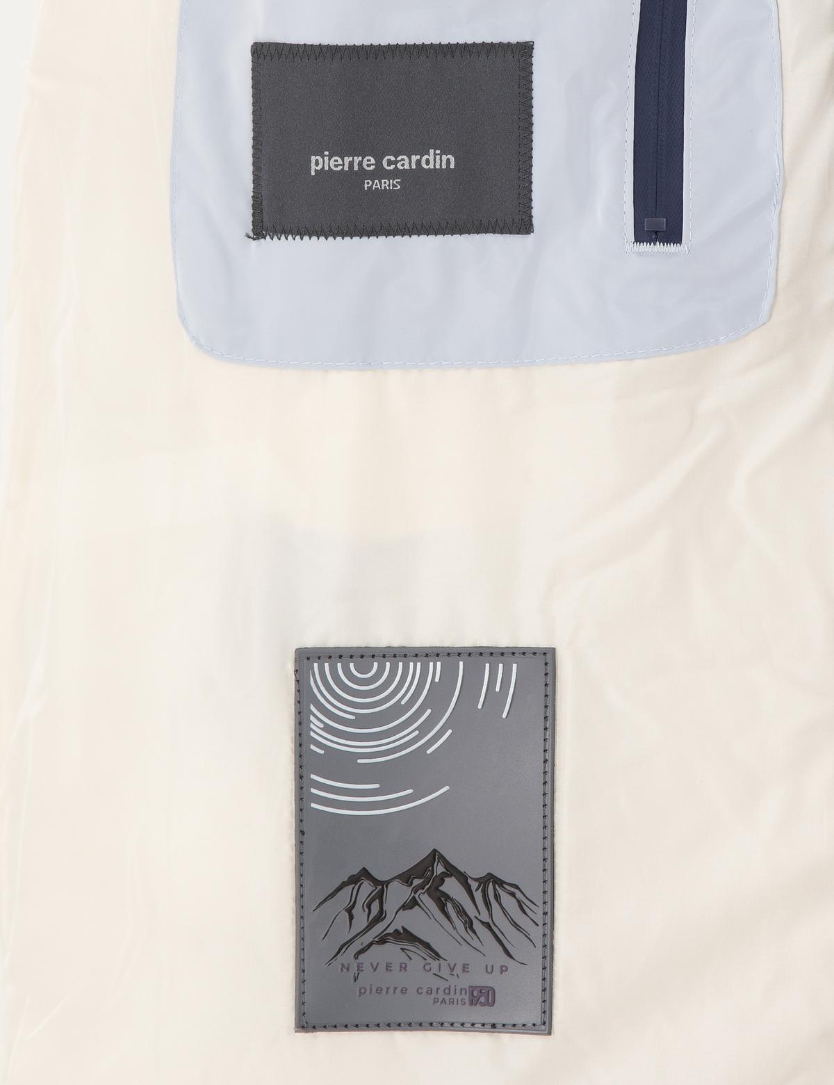 Açık Mavi Kapüşonlu Şişme Sıcak Tutan Yelek - 50293233004