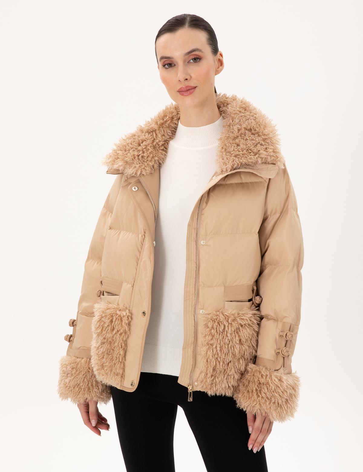 Bej Comfort Fit Mont