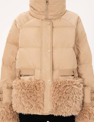 Bej Comfort Fit Mont